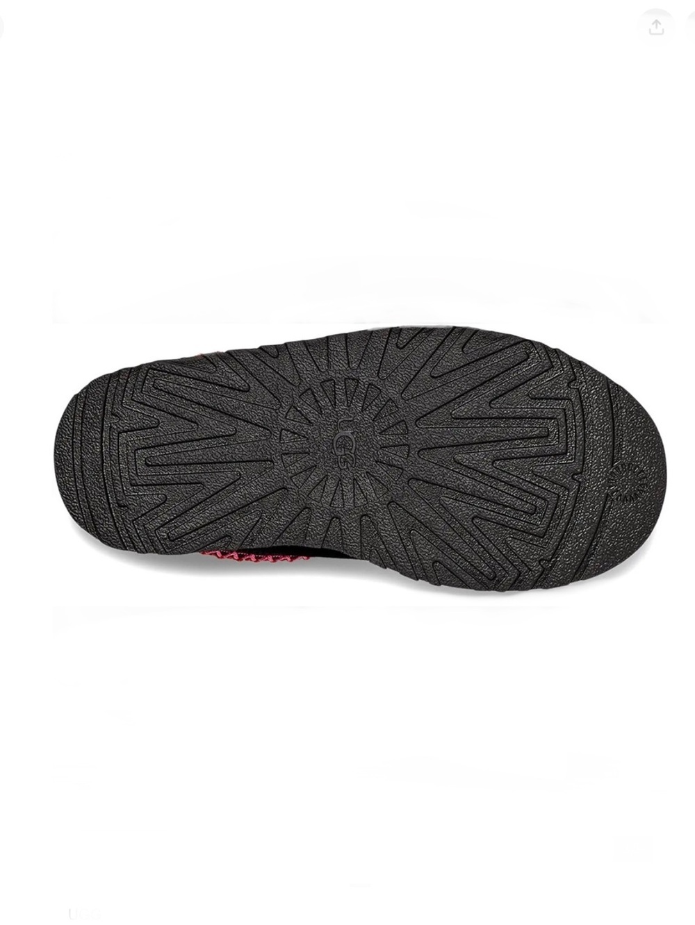 UGG TAZZ SLIP ONS - BLACK BIG KIDS SIZE 4 (NEW WITH TAGS) A10 - Picture 3 of 5